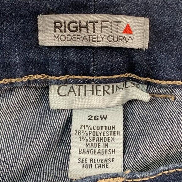 Catherine's Jeans sz 26W Plus Moderately Curvy Inseam 29.5" New NWT - Picture 9 of 10